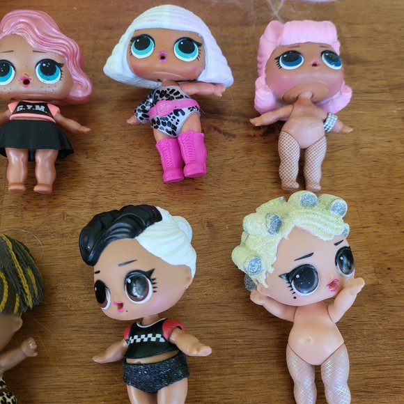 Lol Surprise Doll Figure Mini Lot Set of 15 Pictured Multi Color Dolls Kitty T4 - Picture 4 of 8